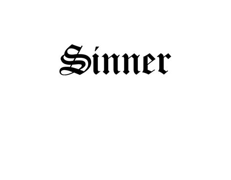 latin word for sinner